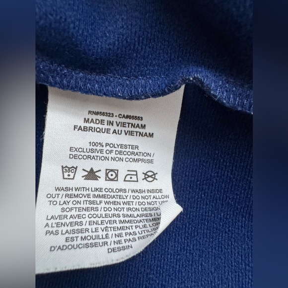 Nike Kids Royal Blue track suit Joggers pants & jacket & pant set size Small 8/9 - Picture 8 of 9